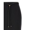 Skirt with drawstring belt