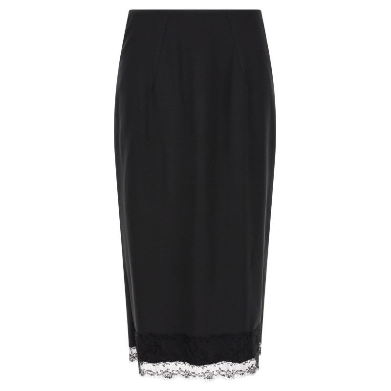 Lace sheath skirt