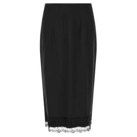 Lace sheath skirt