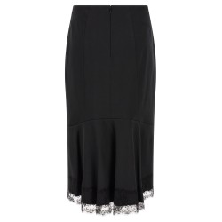 Lace sheath skirt