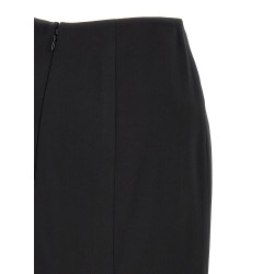 Lace sheath skirt