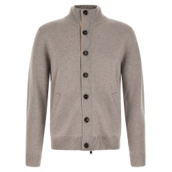 Cardigan with price list collar