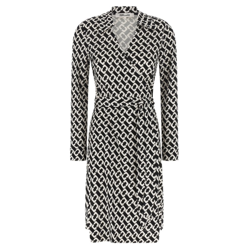 Printed 'New Jean' dress