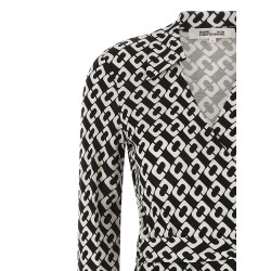 Printed 'New Jean' dress