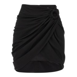 'Sabrina' skirt with asymmetrical draping
