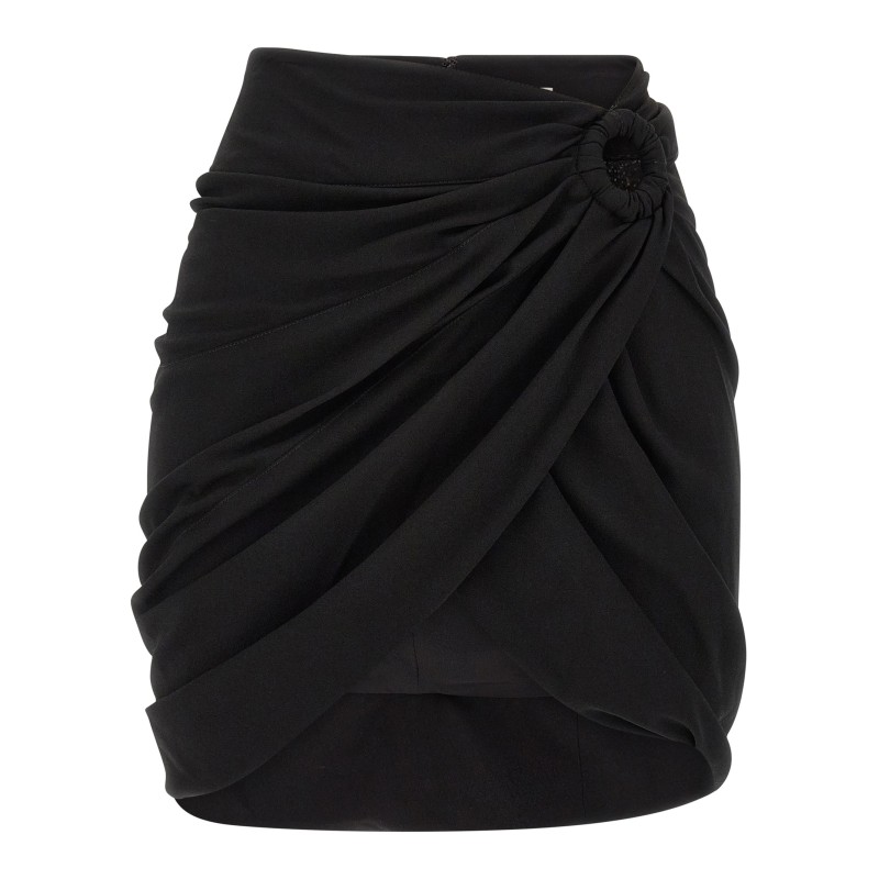 'Sabrina' skirt with asymmetrical draping