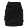 'Sabrina' skirt with asymmetrical draping