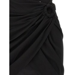 'Sabrina' skirt with asymmetrical draping