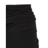 'Sabrina' skirt with asymmetrical draping