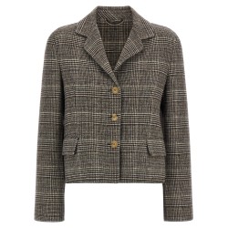 Blazer cropped Check