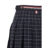 'RWB' pleated tweed skirt