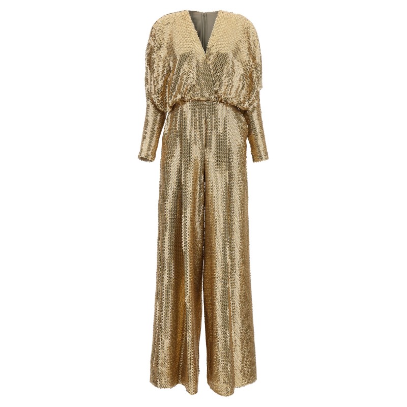 Sequin jersey jumpsuit