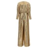 Sequin jersey jumpsuit