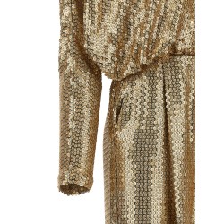 Sequin jersey jumpsuit