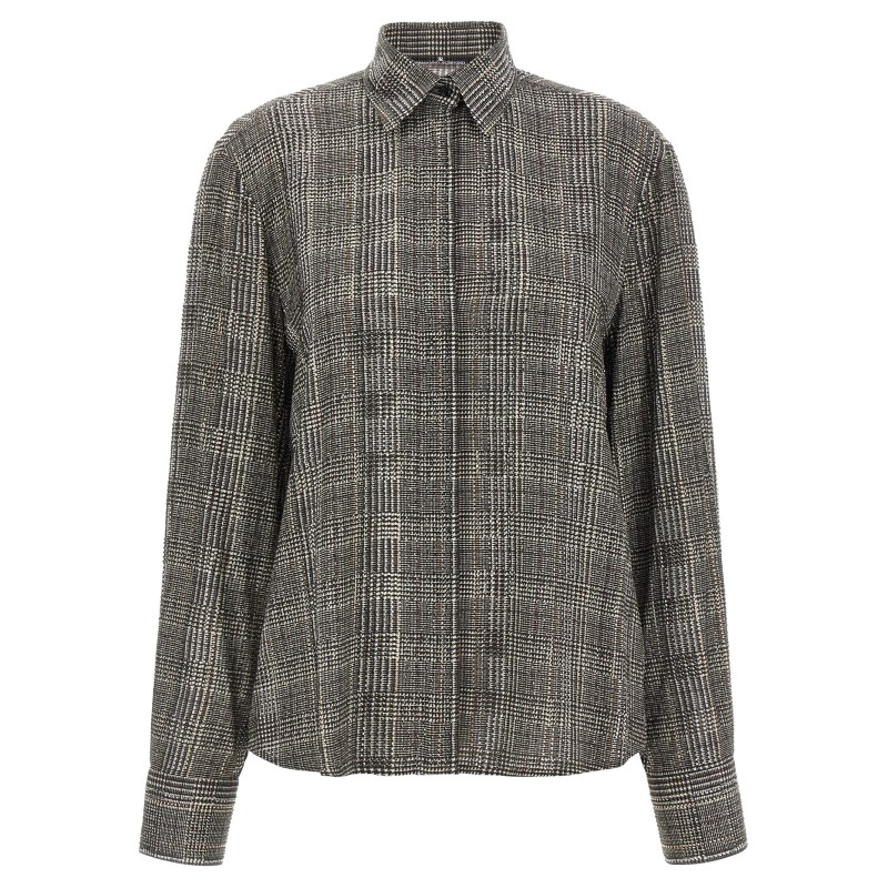 All-over rhinestone shirt