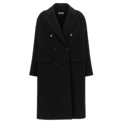 Double-breasted wide coat