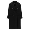 Double-breasted wide coat