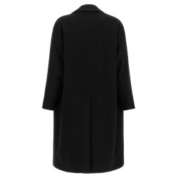 Double-breasted wide coat