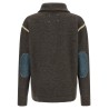 'Elbow Patch Quarter-Zip ' reversible sweater