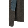 'Elbow Patch Quarter-Zip ' reversible sweater