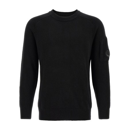 'Lambswool GRS' sweater with Lens detail