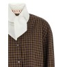 Scarf collar shirt
