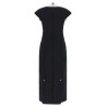 Polo dress with intarsia and RWB detail