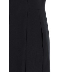 Polo dress with intarsia and RWB detail