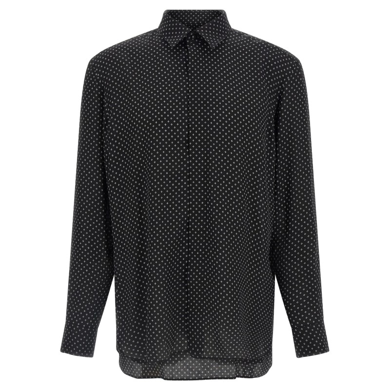 Micro-print shirt