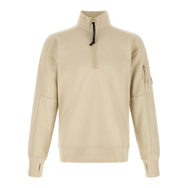'Diagonal Raised' sweatshirt with lens detail