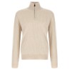 High neck sweater with zip