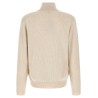 High neck sweater with zip
