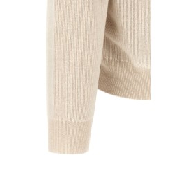 High neck sweater with zip