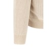 High neck sweater with zip