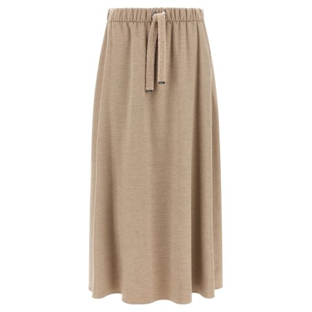 Skirt with drawstring