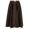 Front zip skirt