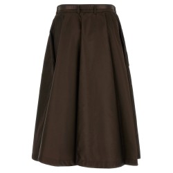 Front zip skirt