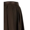 Front zip skirt