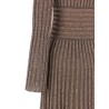 Knitted metallic dress