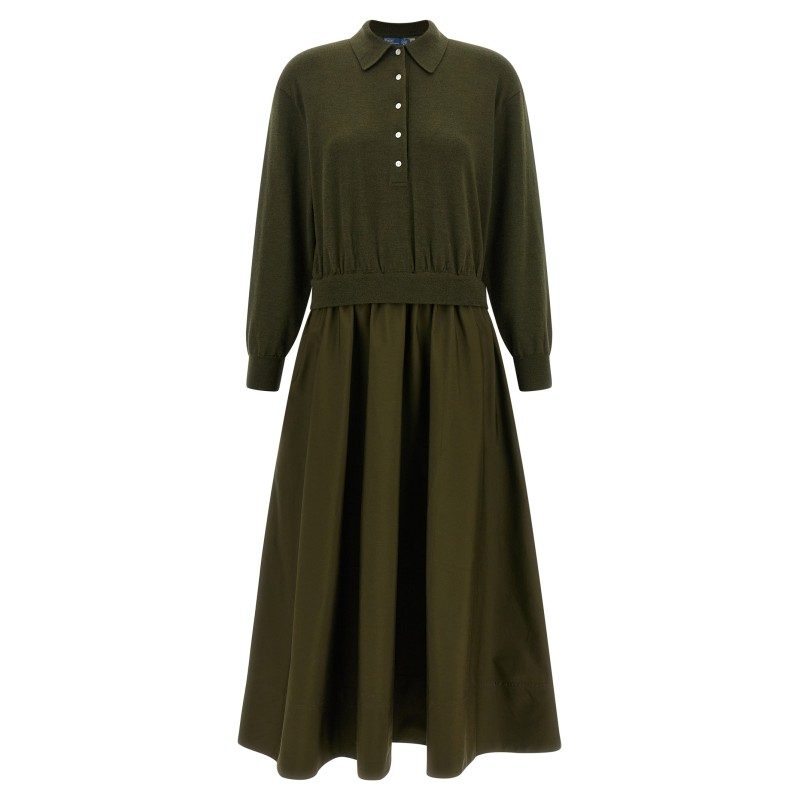 'Woven A-line' dress