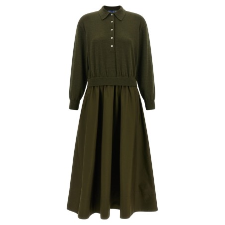 'Woven A-line' dress