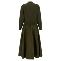 'Woven A-line' dress