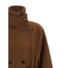 Double-breasted belted coat