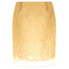 Straight skirt with floral pattern