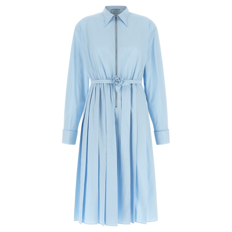 Poplin shirt dress
