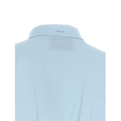 Poplin shirt dress