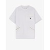 Cotton t-shirt with frontal logo patch