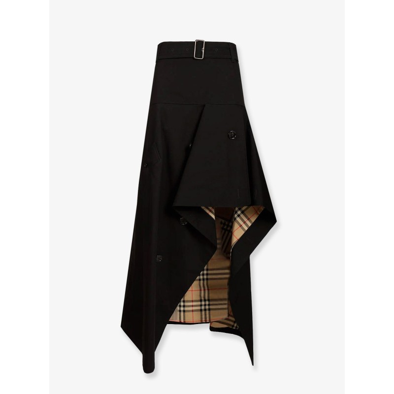 Heather Asymmetrical Trench Skirt