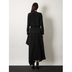 Heather Asymmetrical Trench Skirt