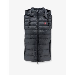 Sleeveless recycled nylon down jacket